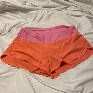 lululemon speed up shorts size 2 2.5